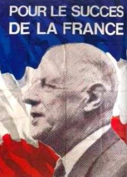 Affiche électorale De Gaulle