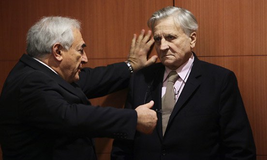 Trichet et Strauss-Kahn Trichet et Strauss-Kahn
