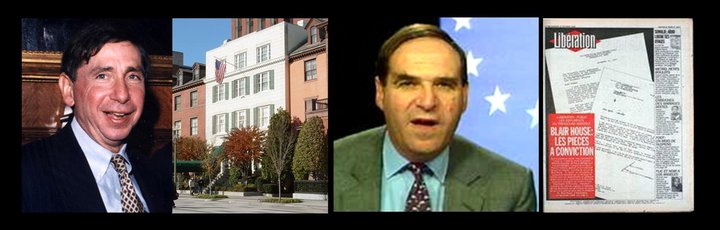 pre_accord_blair_house 20 NOVEMBRE 1992 : LE PRÉ-ACCORD DE BLAIR HOUSE CONCLU ENTRE LE US TRADE REPRESENTATIVE ET LE COMMISSAIRE EUROPÉEN OUVRE LA VOIE À LA MONDIALISATION DITE "INÉVITABLE" De gauche à droite : 1) Mickaël Kantor, Représentant américain au Commerce - 2) Blair House, résidence officielle des hôtes du président des Etats-Unis - 3) Leon Brittan (anobli depuis lors), Commissaire européen britannique en charge des négociations commerciales multilatérales - 4) DIx mois après, la couverture du journal Libération (N°3857 du 15-10-1993) revient sur la façon dont ce pré-accord a été conclu, tout spécialement au préjudice de la France.