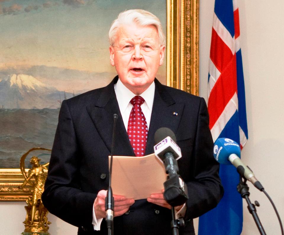 Olafur Grimsson Islande