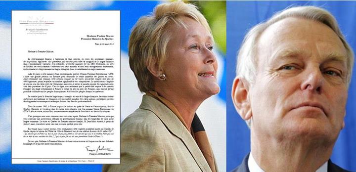 Lettre adressée à Mme Pauline Marois, Première Ministre du Québec, au sujet de la loi FIORASO