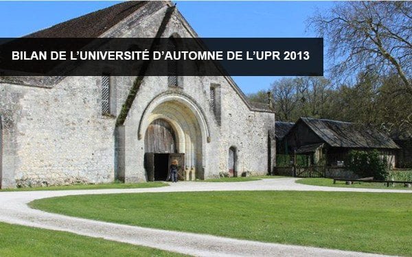 Bilan de notre Université d'automne 2013