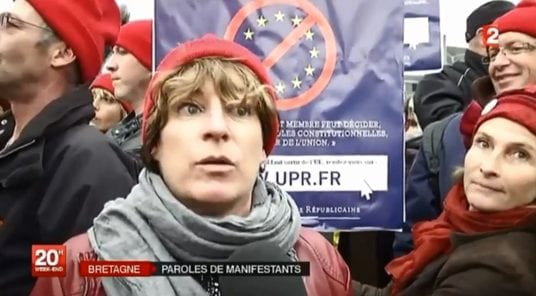 L'UPR s'invite au journal de 20 heures de France 2