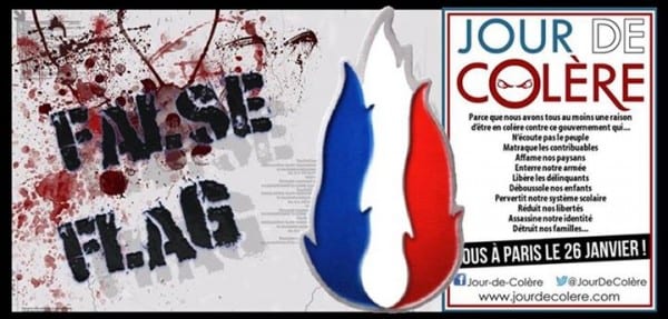 Pourquoi l'UPR refuse de se joindre au « Jour de colère », opération « sous faux drapeau » du Front National et peut-être de l'UMP