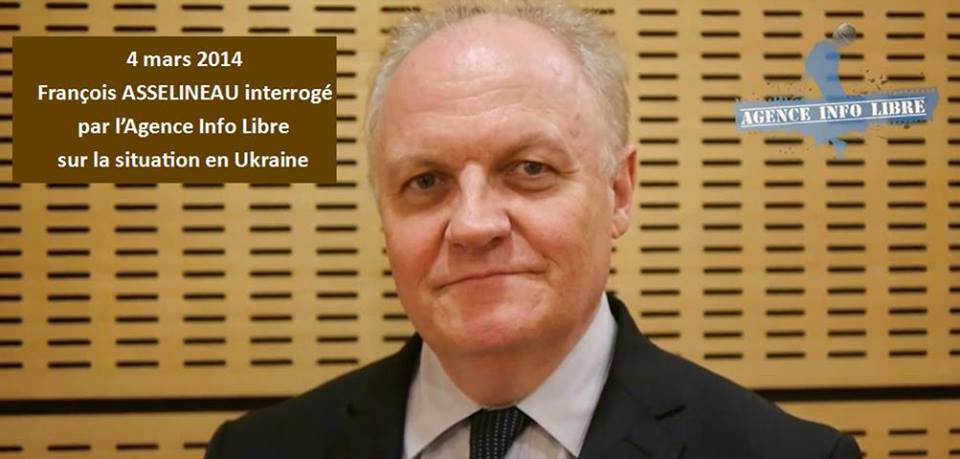 François Asselineau interrogé par l'Agence Info Libre sur l'Ukraine