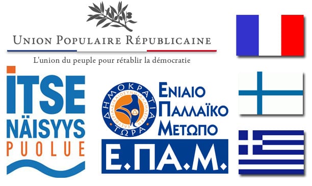 Communiqué de presse de soutien de la Coordination d’Athènes à la participation de l’UPR, de l’EPAM et de l’IPU aux élections européennes