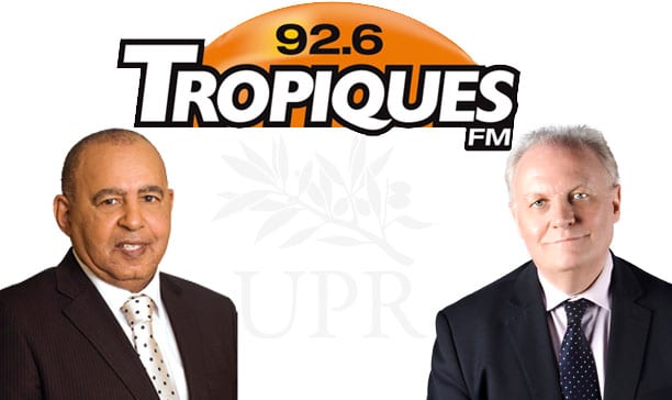 François ASSELINEAU invité de Jean-Jacques Seymour dans l'émission « Tropiques Midi » sur Tropiques FM
