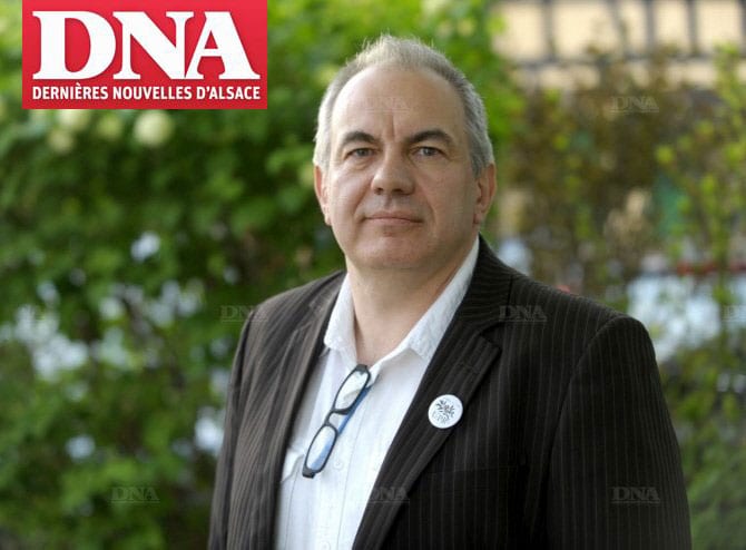 Entretien de Yannick Hervé, tête de liste UPR de la circonscription Est avec le quotidien les Dernières Nouvelles d'Alsace (DNA)
