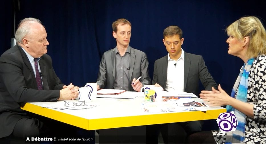 Débat sur Dailymotion entre François Asselineau UPR et Hélène Féo, tête de liste Île-de-France et vice-présidente des Fédéralistes Européens
