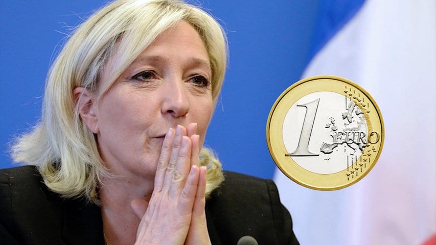 Le Front national (FN) ne veut pas sortir de l'euro !