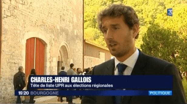 Entretien de Charles-Henri Gallois, tête de liste UPR dans la région Bourgogne-Franche-Comté sur France 3