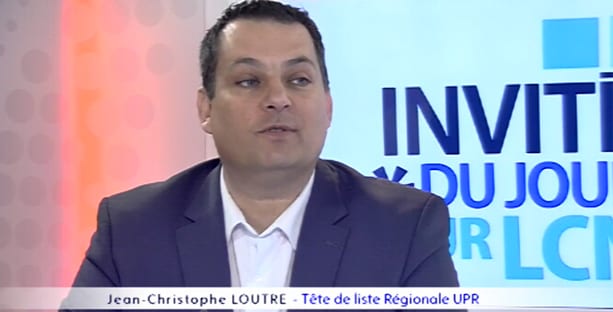 Entretien de Jean-Christophe Loutre, tête de liste régionale dans la région Haute et Basse Normandie, sur LCN