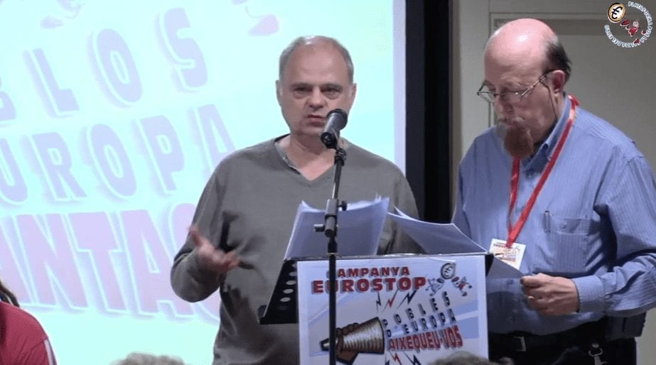 Intervention de Vincent Brousseau lors de la rencontre internationale des mouvements d’émancipation des peuples d’Europe du Sud à Barcelone