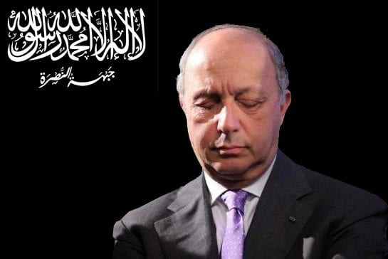 Le naufrage de Laurent Fabius après 2 ans et 10 mois, il découvre soudain que « Al Nosra » ne fait pas « du bon boulot »