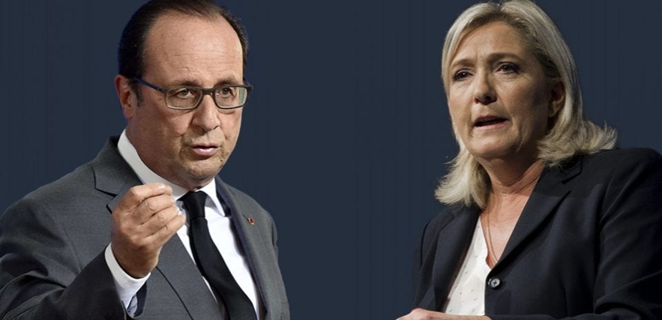 François Hollande explique lui-même comment il compte être réélu grâce à la présence de Mme Le Pen au 2e tour de l’élection présidentielle