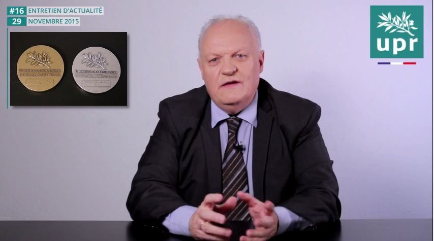 Les médailles de l'UPR sont arrivées