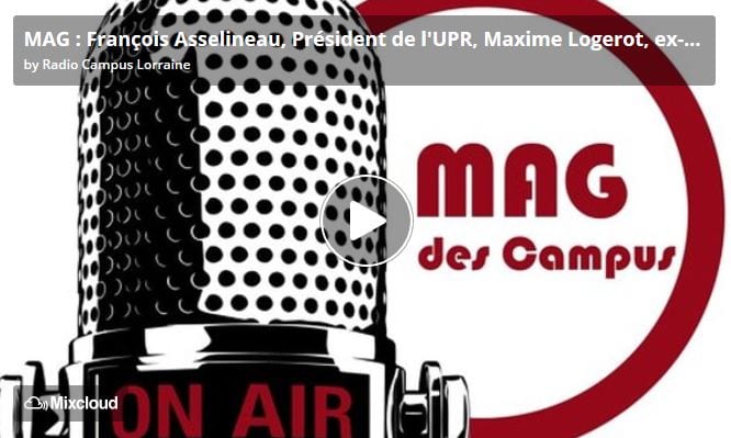 Entretien de François Asselineau et Maxime Logerot sur Radio Campus Lorraine