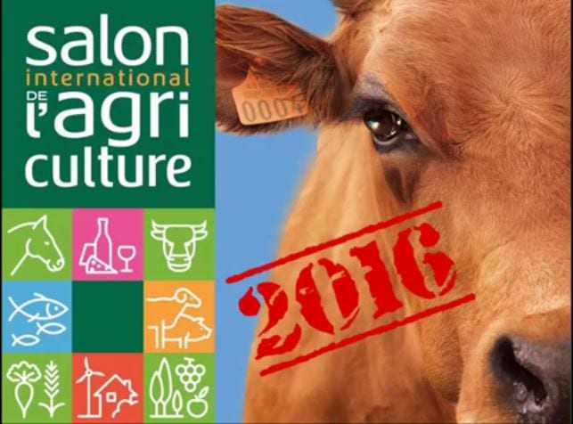 François Asselineau au Salon international de l'agriculture 2016