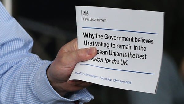 Brexit : Fabien Marie, Français expatrié au Royaume-Uni et adhérent de l'UPR, témoigne de la campagne gouvernementale contre le Brexit