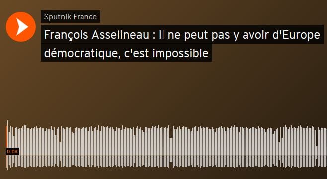 François Asselineau interrogé par la Radio Sputnik sur la victoire du Brexit