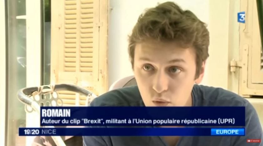 France 3 parle du buzz créé par l'UPR pour le Brexit