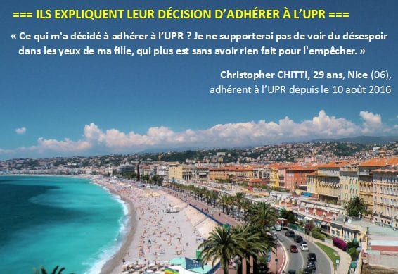 Ils expliquent leur décision d'adhérer à l'UPR