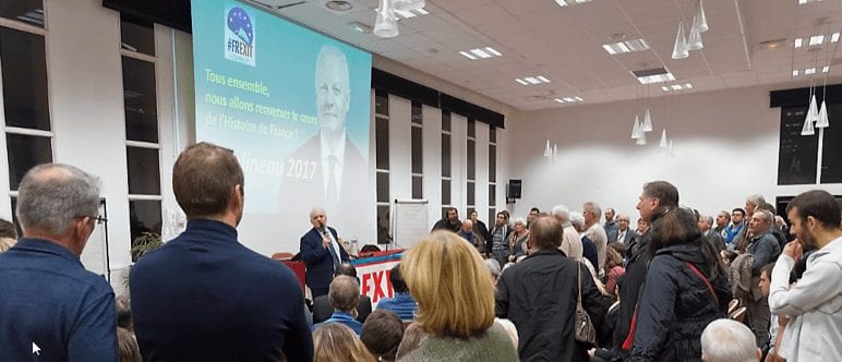 Succès de la tournée de François Asselineau en Provence (18-20 novembre 2016)