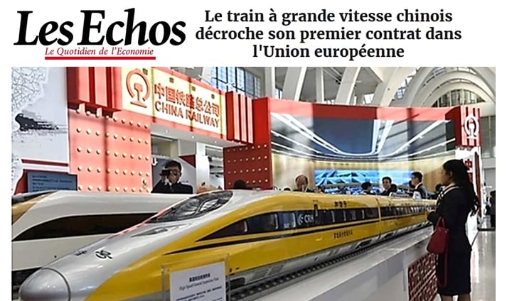 Quand les Tchèques achètent des TGV chinois avec notre argent