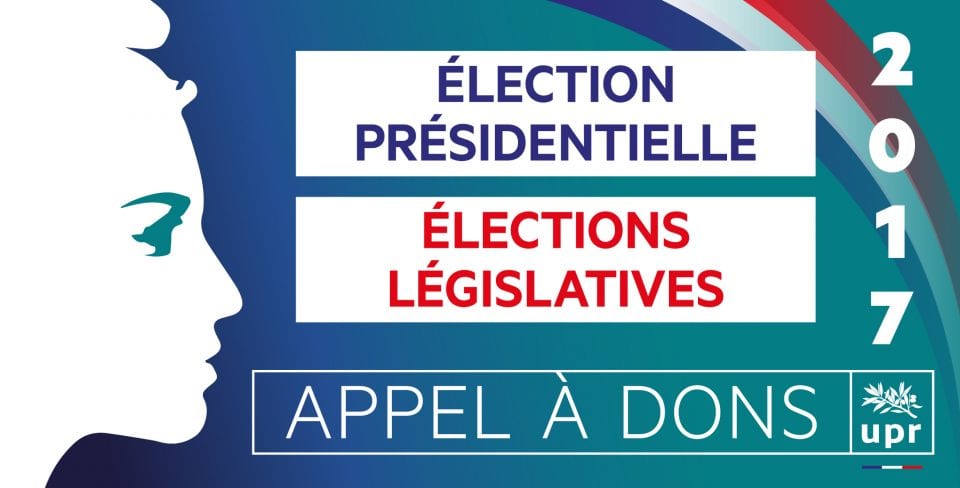 Aidez-nous à financer les élections présidentielle et législatives de 2017