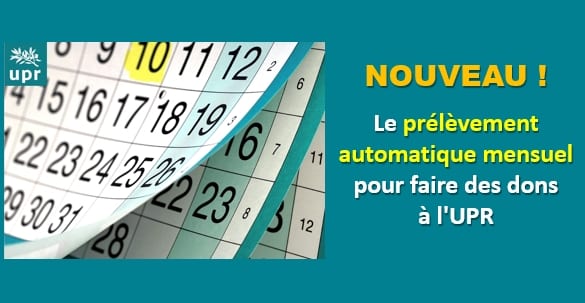 Le prélèvement automatique mensuel : aidez-nous en toute simplicité !