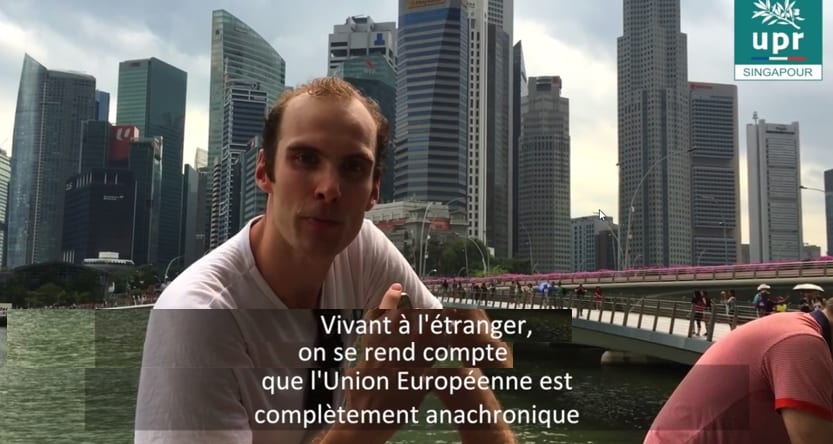 Toute l'équipe de l’UPR Singapour est fière de présenter sa vidéo de soutien à François Asselineau pour l'élection présidentielle