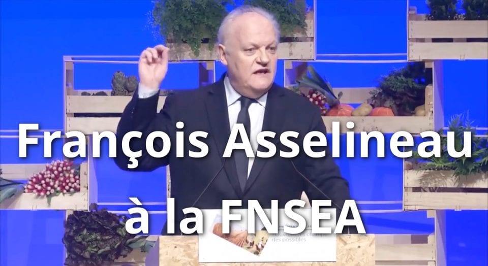 Intervention de François Asselineau au Congrès de la FNSEA réuni à Brest le 30 mars 2017