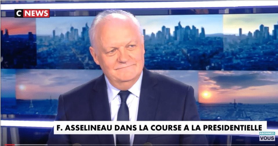 François Asselineau invité de CNEWS mardi 14 mars