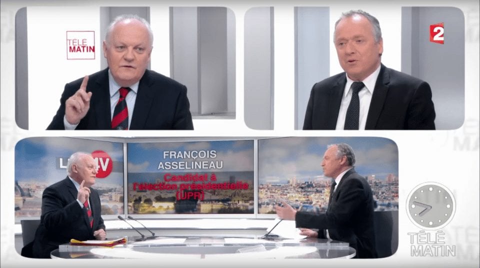 François Asselineau invité dans les 4 Vérités sur France 2