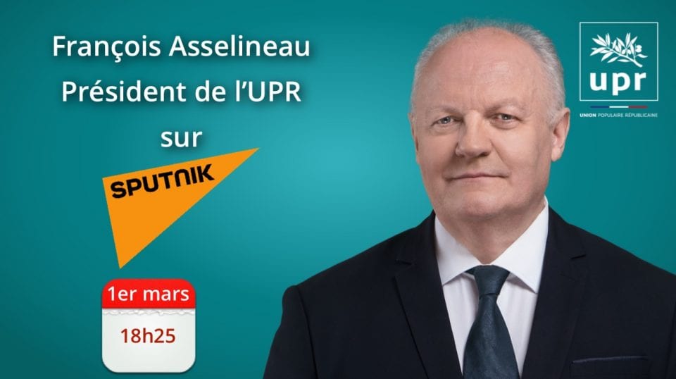 François Asselineau était l'invité de Rachel Marsden sur Radio Sputnik