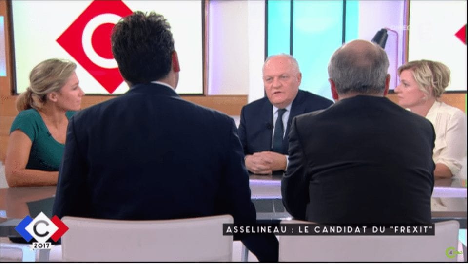 François Asselineau invité de CàVous sur France 5
