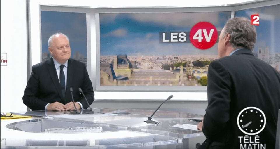 François Asselineau invité des 4 Vérités sur France 2 le 17 avril