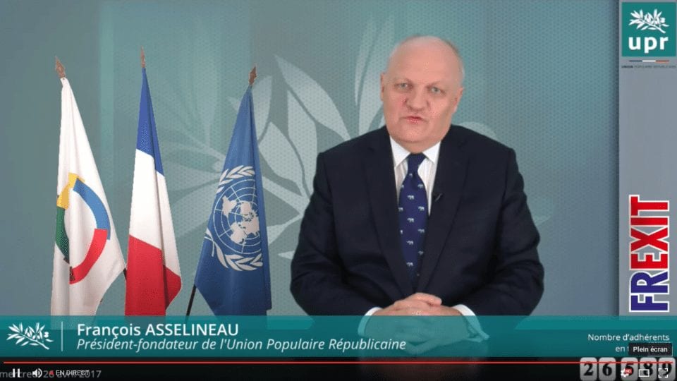 François Asselineau répond en direct à vos questions sur YouTube — 26 avril 2017