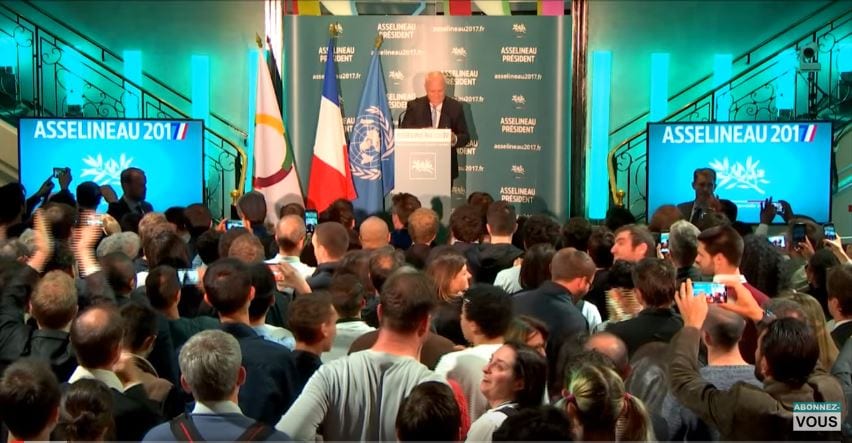 Discours de François Asselineau à l'issue du 1er tour de l'élection présidentielle