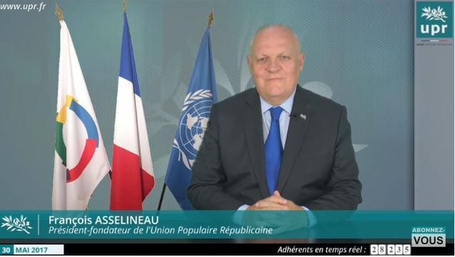 François Asselineau répond en direct à vos questions sur YouTube — 7 juin 2017
