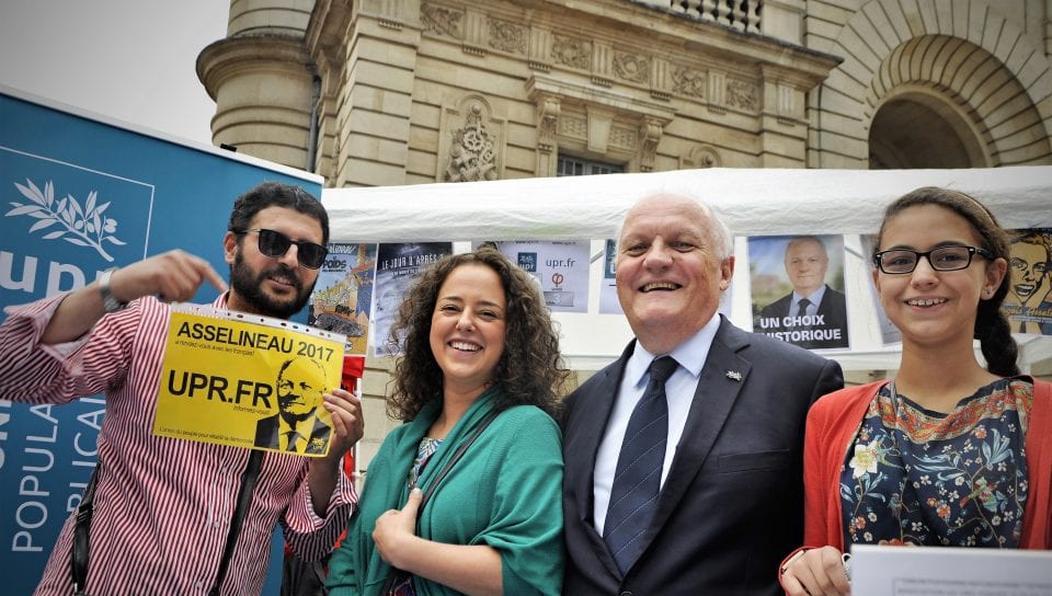 PRÉSENCE MASSIVE, JOYEUSE ET REMARQUÉE DE L'UPR À LA BRADERIE DE LILLE le samedi 2 septembre 2017