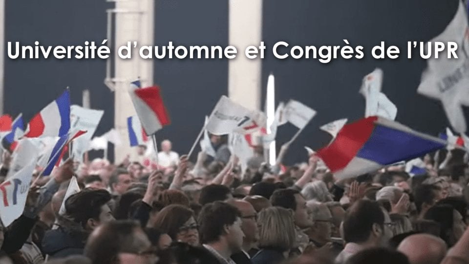 Inscrivez-vous à l’Université d’automne 2017 de l’UPR !