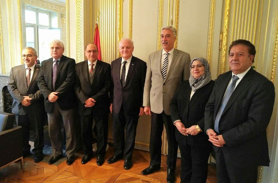 François Asselineau invité par Son Excellence Ismieal Shafiq Muhsin, ambassadeur d'Irak en France
