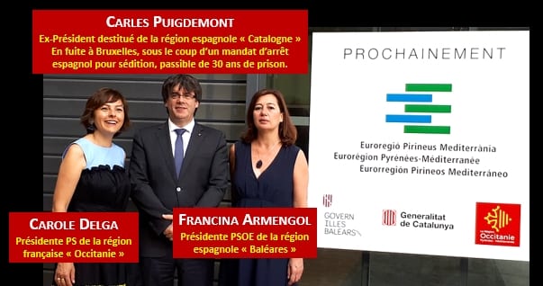 L’UPR demande à Macron de retirer tout territoire français des Euro-régions