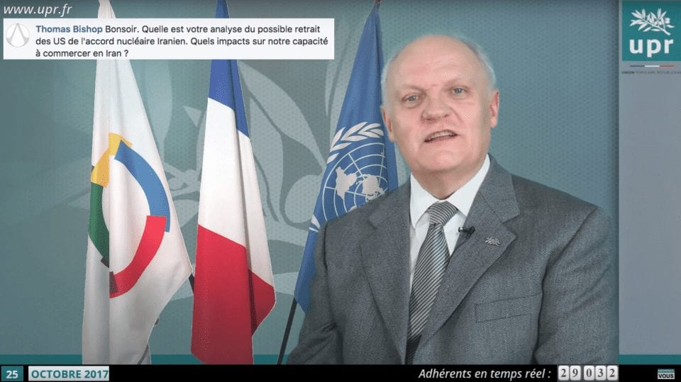 François Asselineau répond en direct à vos questions sur YouTube — 25 octobre 2017