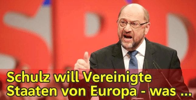 Le projet d'«États-Unis d’Europe» de Martin Schulz
