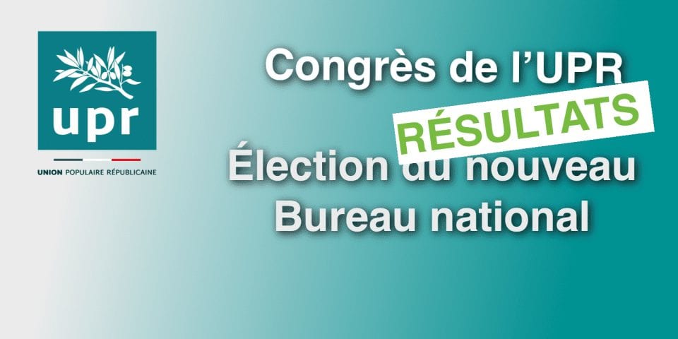 Résultats du vote pour le renouvellement du Bureau national