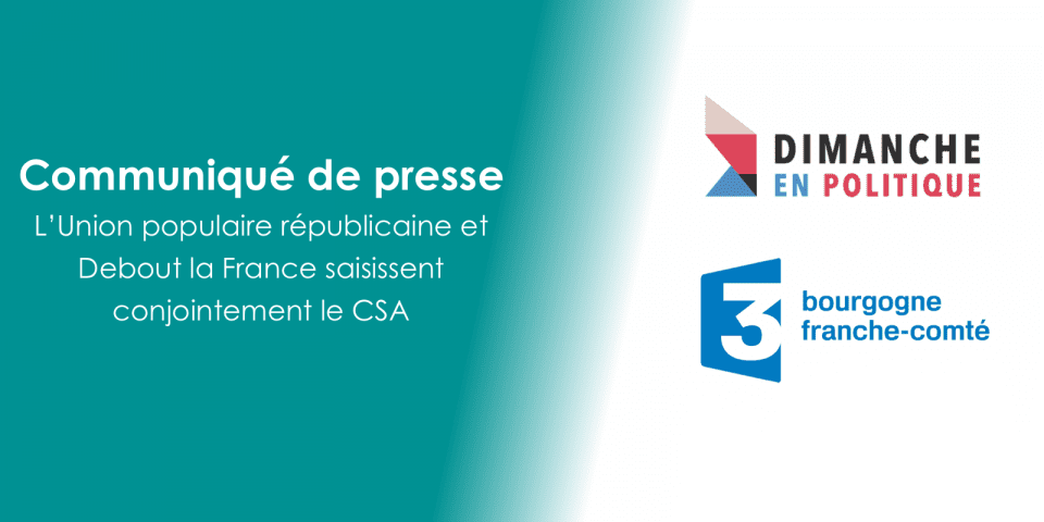 François Asselineau et Nicolas Dupont-Aignan saisissent conjointement le CSA