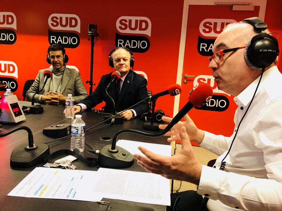 François Asselineau invité de Philippe David sur Sud Radio – 11/01/2018