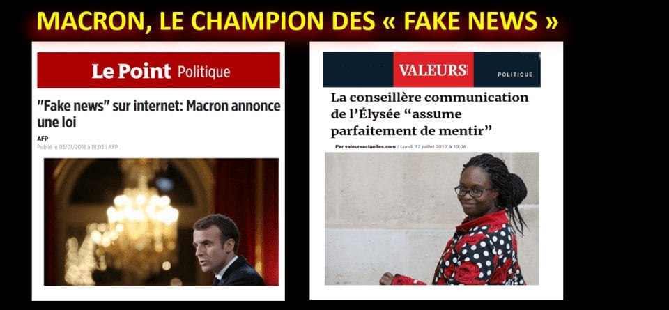 Macron, champion des infox